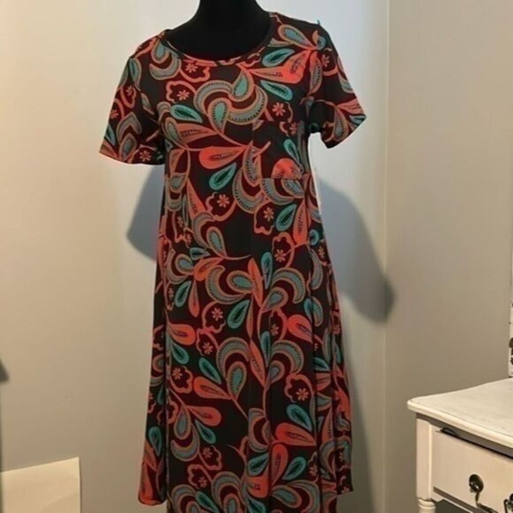 NWT Lularoe XS Carly pocket dress   A